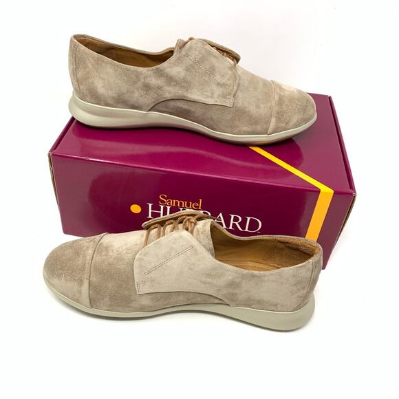 Samuel Hubbard Freedom Now Taupe Suede Women Oxford Size 9M - Picture 4 of 7